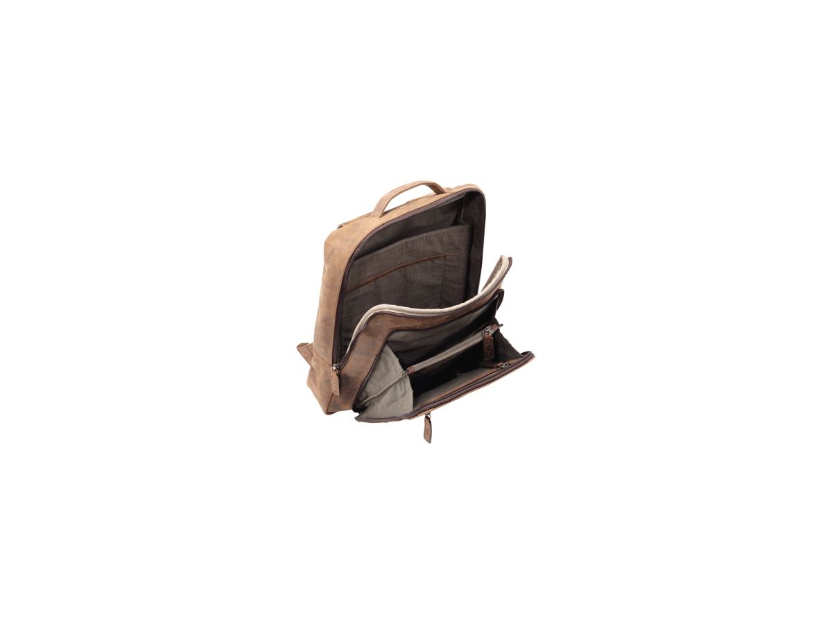 Pride&Soul Business Rucksack 47199 Leder braun