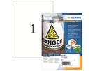 HERMA Outdoor Etikett DIN A4 weiß 50 St./Pack.