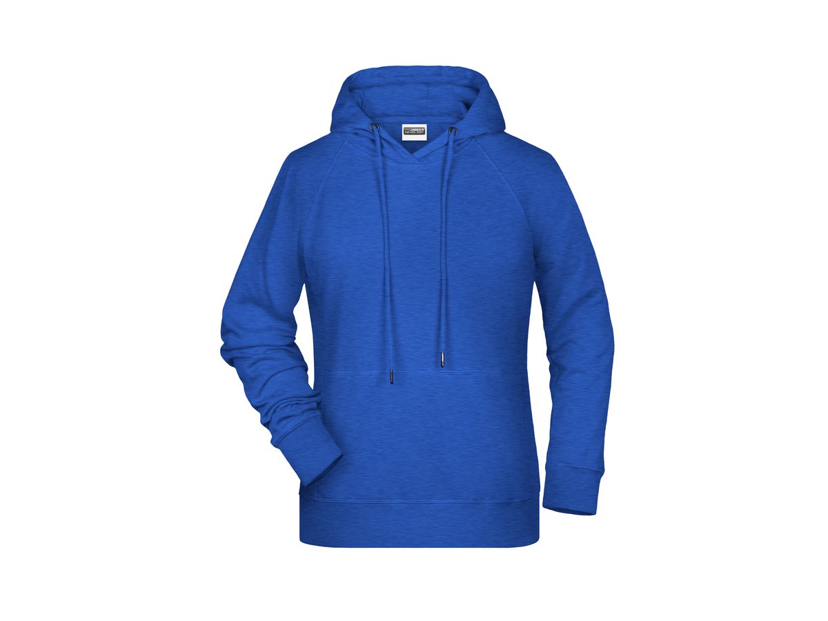 JN Ladies' Hoody 8023 royal-heather, Größe XS