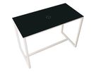 easyDesk Stehtisch TD114.13.11P 110x114x75cm anthrazit