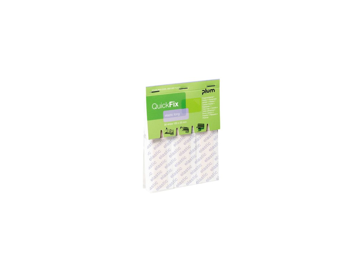 PLUM QUICKFIX Nachfüllpackung 30 Pflaster, elastisch, lang