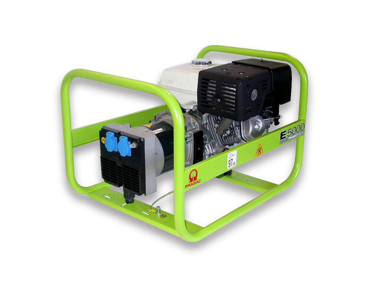 PRAMAC Stromerzeuger  E 5000, Benzin SHI 230V