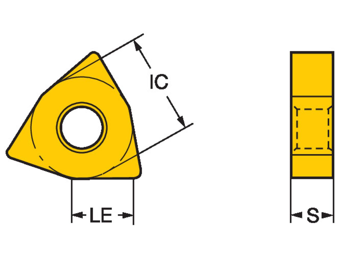 COROMANT Schneidplatte zum Drehschälen TNMX1509-23005