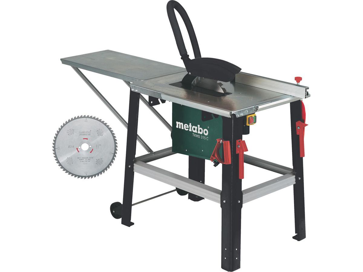 METABO Tischkreissäge mit 2. Blatt TKHS 315 C 2,0 WNB