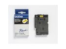 P-touch Schriftbandkassette TC601 12mmx7,7m laminiert sw auf ge