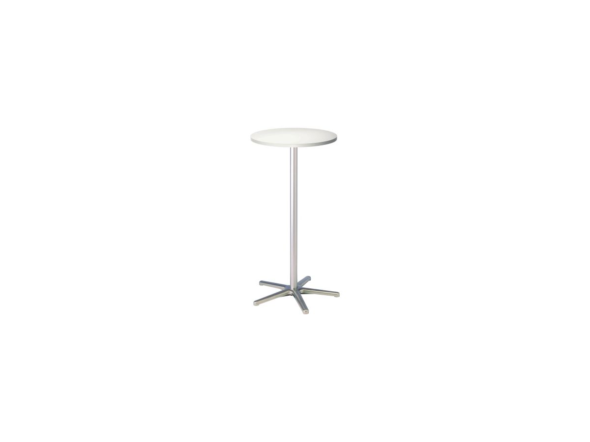 MAUL Stehtisch 9323102 rund 60cm Höhe 109cm Melamin weiß