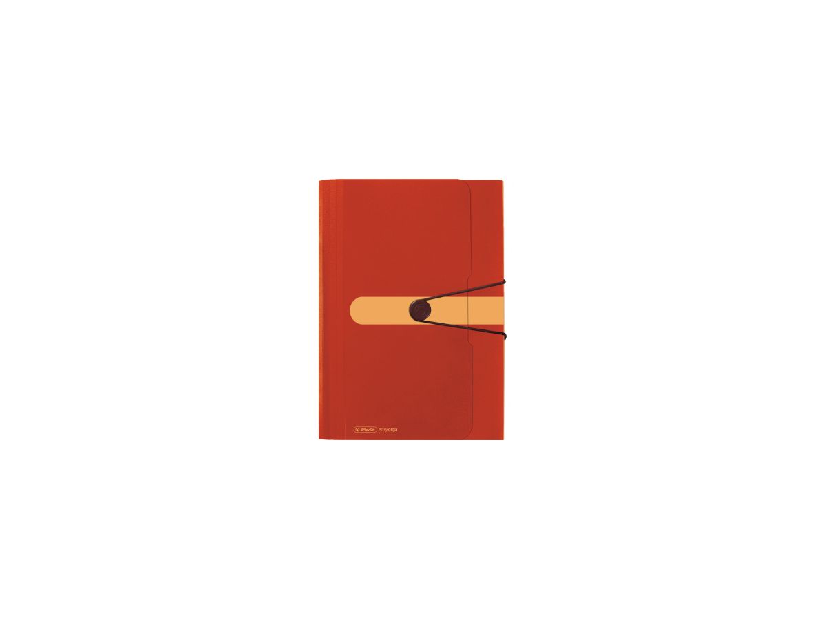 Herlitz Fächermappe 11411279 12Fächer Recycling PP orange