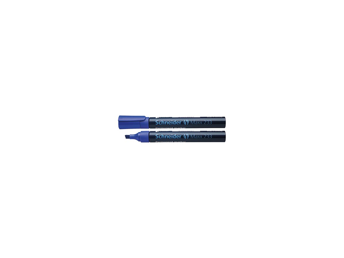Schneider Permanentmarker 233 123303 1-5mm Keilspitze blau
