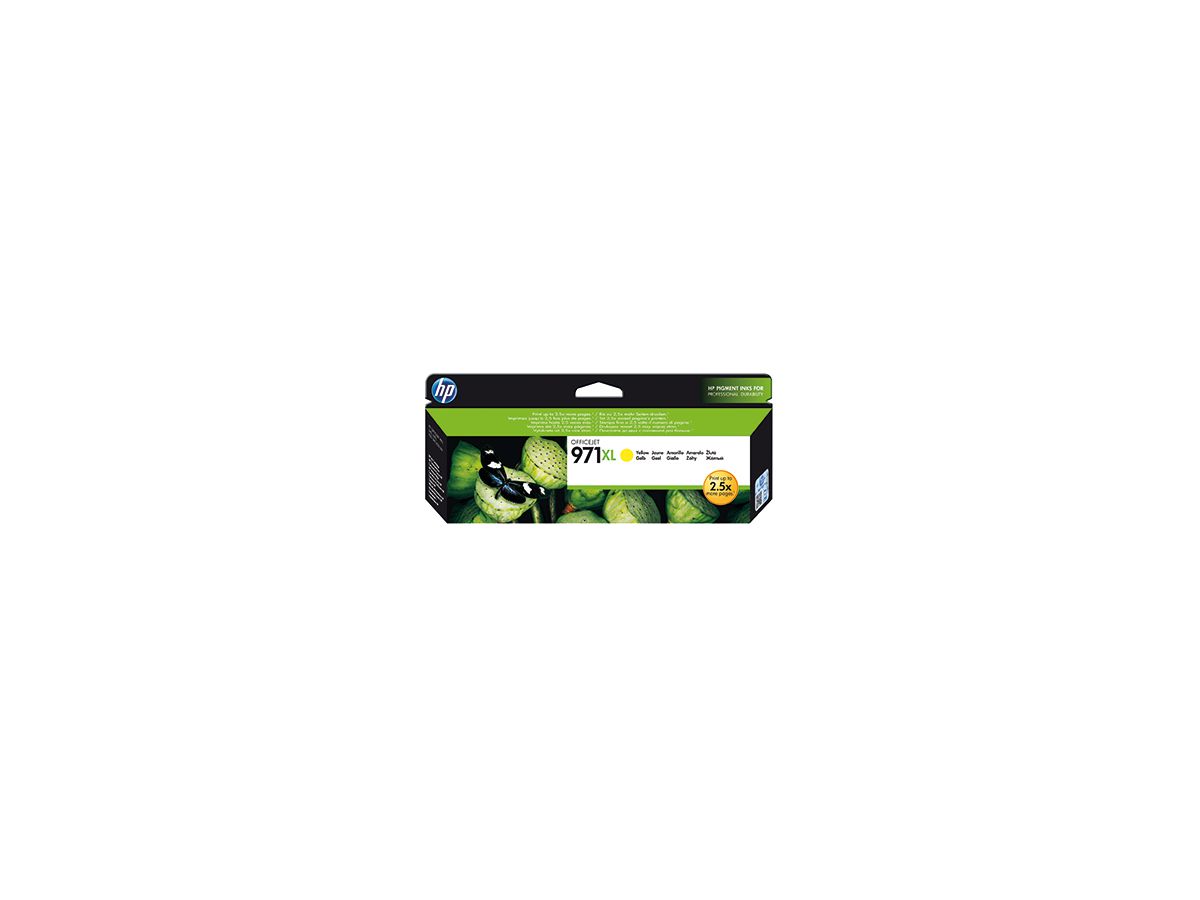 HP Tintenpatrone Nr.971XL CN628AE 6.600Seiten gelb