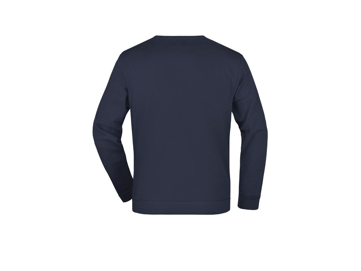 JN Basic Sweat JN057 100%BW, navy, Größe S