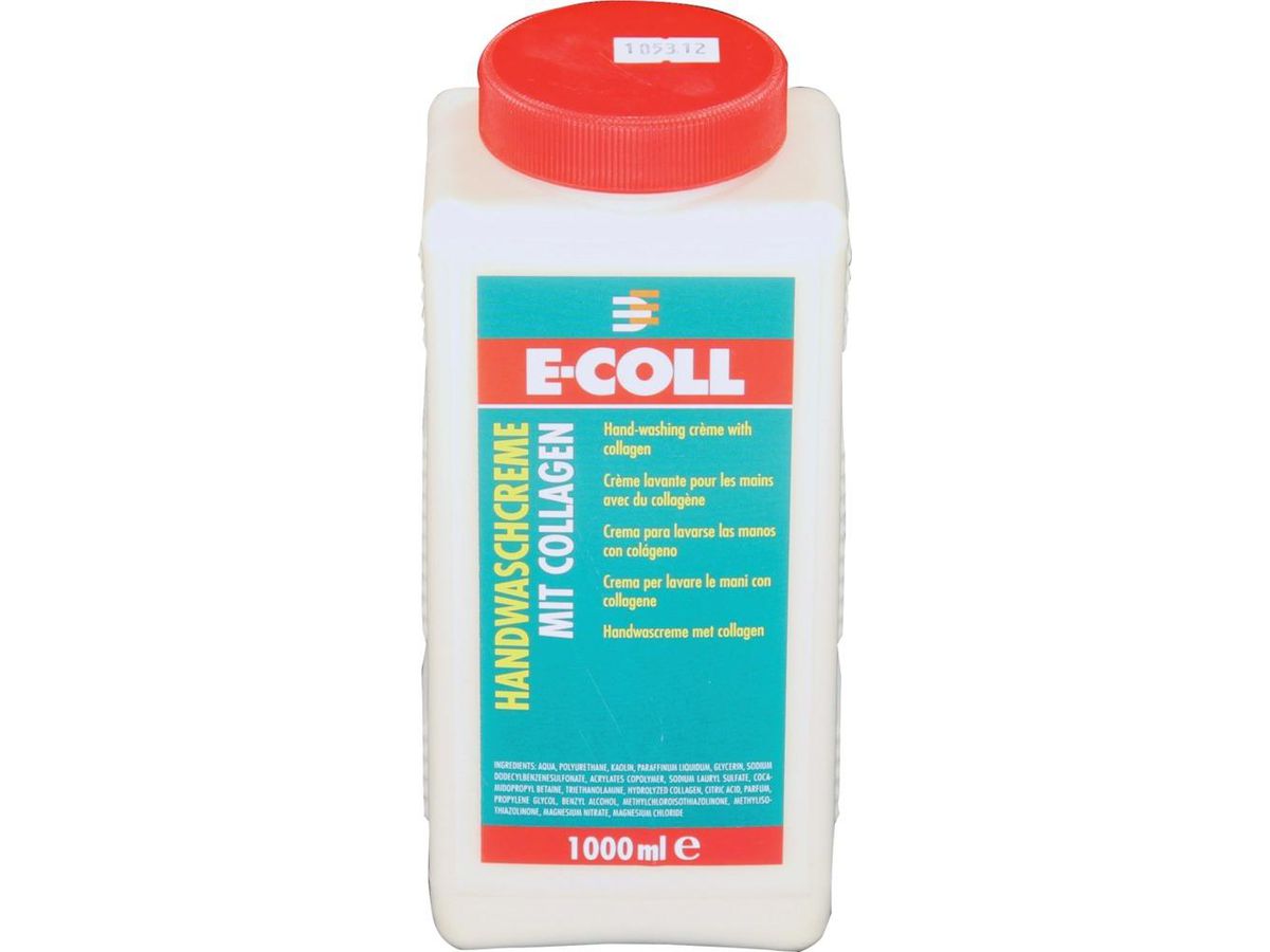 EU hand wash cream liquid 1l bottle E-COLL