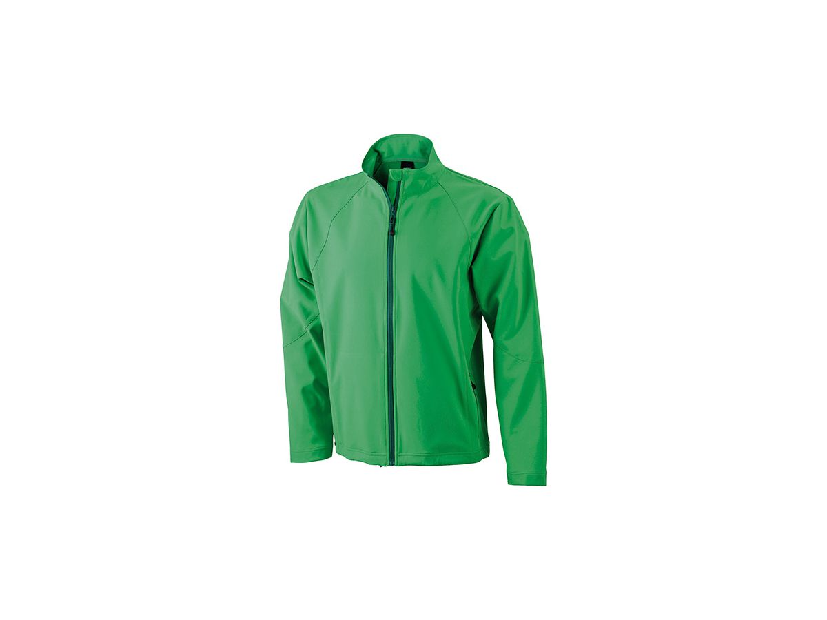 JN Mens Softshell Jacket JN1020 90%PES/10%EL, green, Größe M
