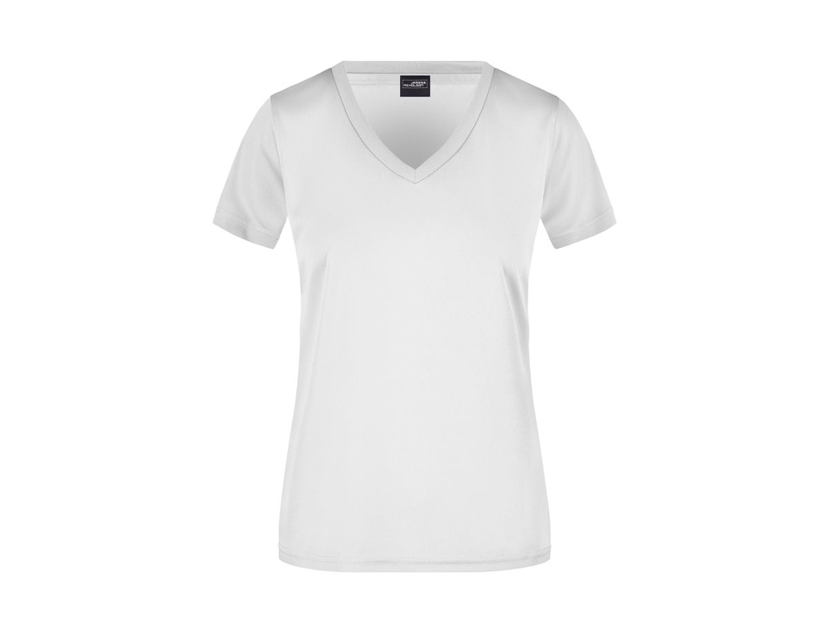 JN Ladies' Active-V JN735 white, Größe S