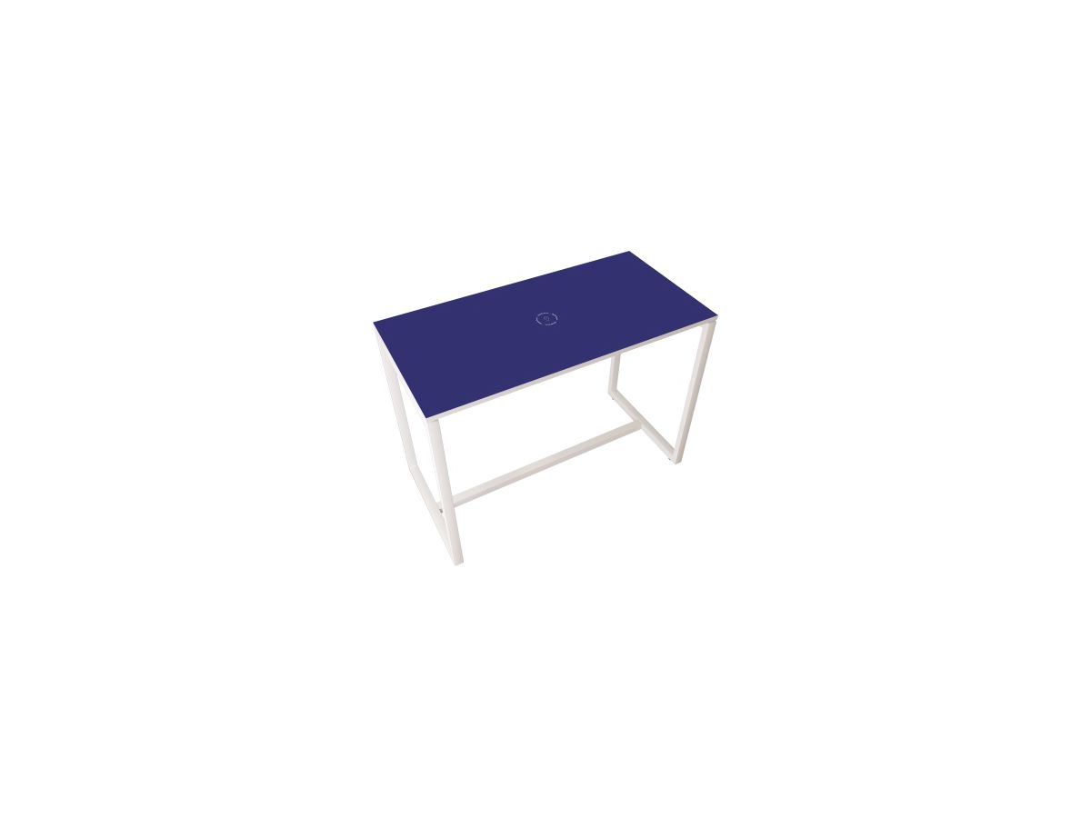 easyDesk Stehtisch TD114.13.06P 110x114x75cm blau