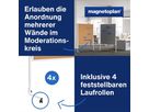 magnetoplan Moderationstafel 2111124 1500x1200mm Kork