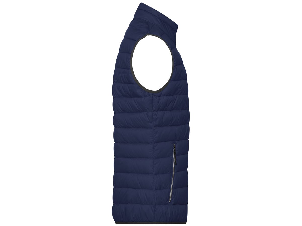JN Men's Down Vest JN1138 navy/silver, Größe XL
