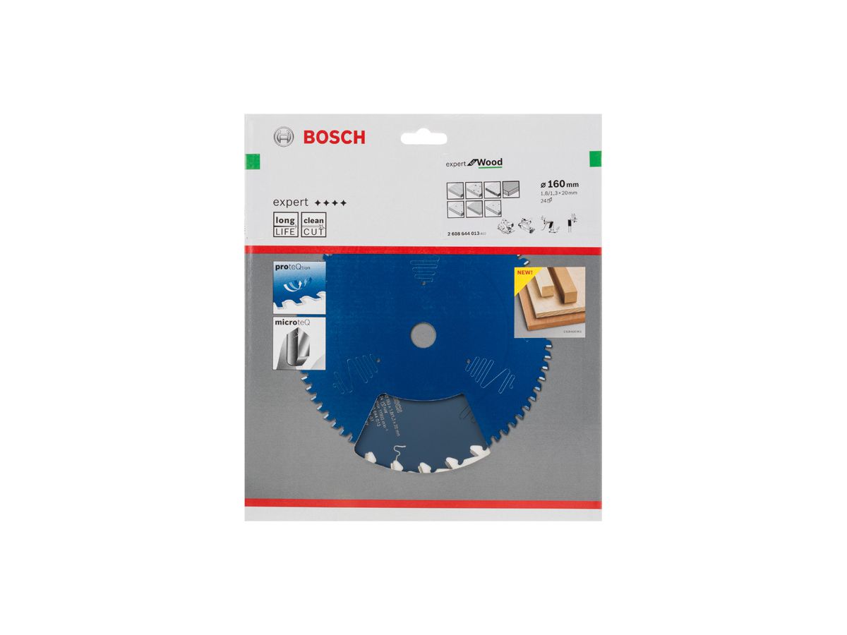 Kreissägeblatt HW Expert 160x20x1,8 24T      Bosch