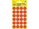 Avery Zweckform Markierungspunkt 3172 18mm leuchtrot 96 St./Pack.