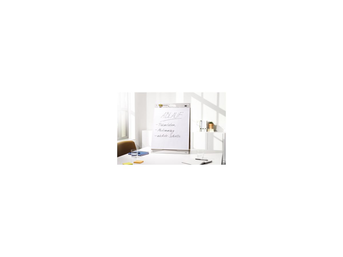 Post-it® Flipchartblock Super Sticky tabletop ws 20Bl