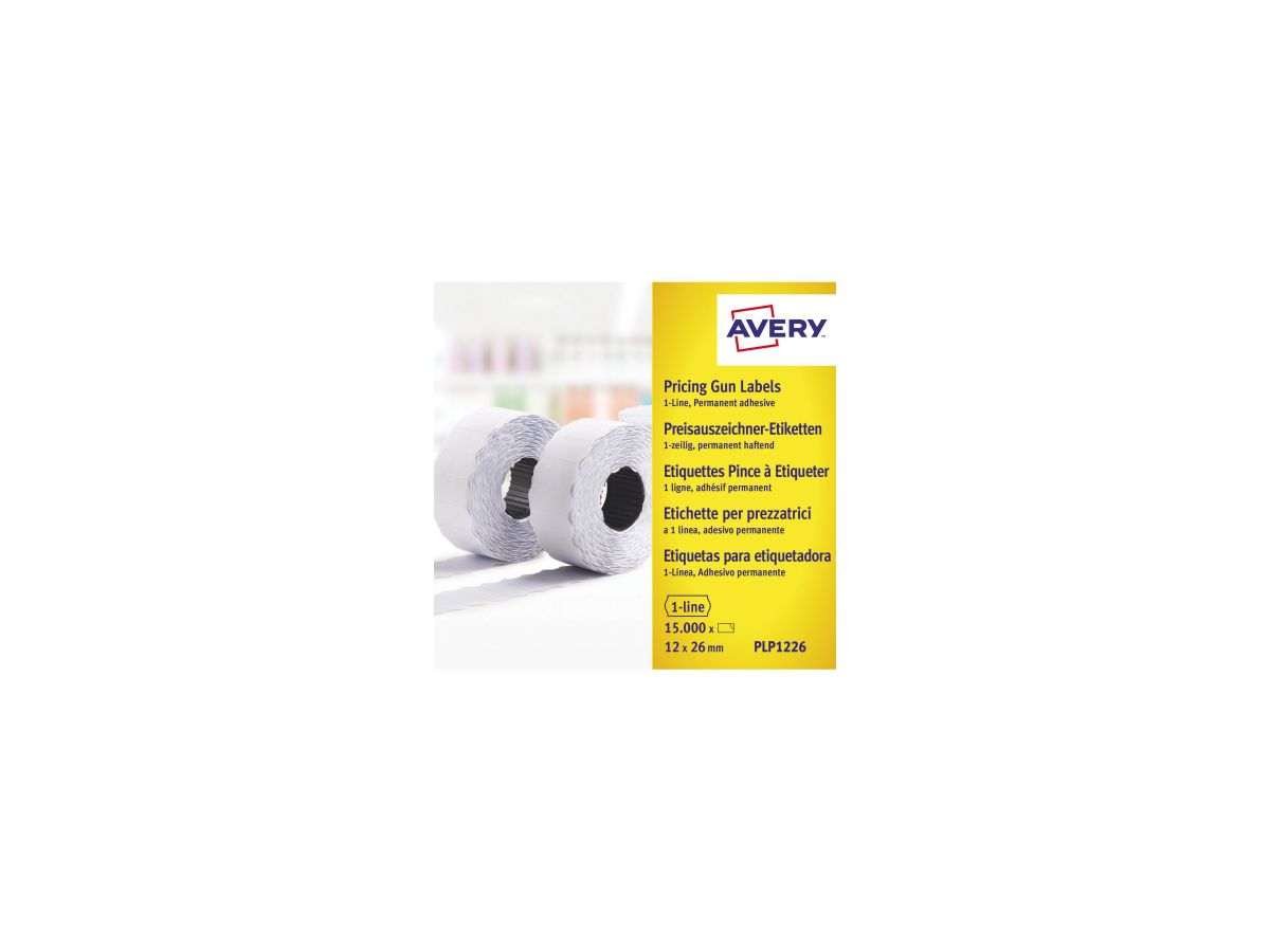 Avery Zweckform Endlosetikett PLP1226 12x26mm 15.000 St./Pack.