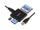 Hama Kartenleser 00124156 SD/microSD/CF USB 3.0 schwarz