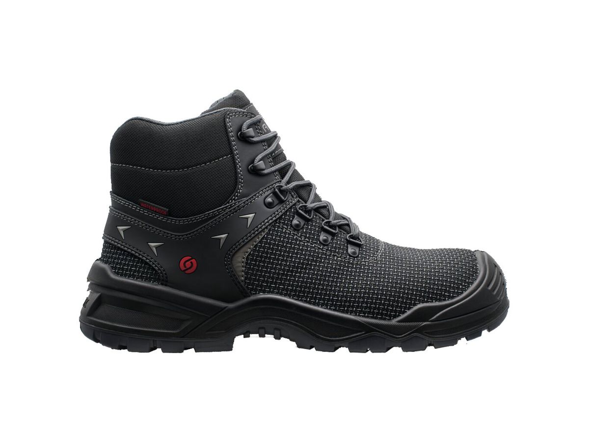 BAAK Sicherheits-Stiefel Brandon Gr. 47 W12 S7S ESD FO LG SR schwarz