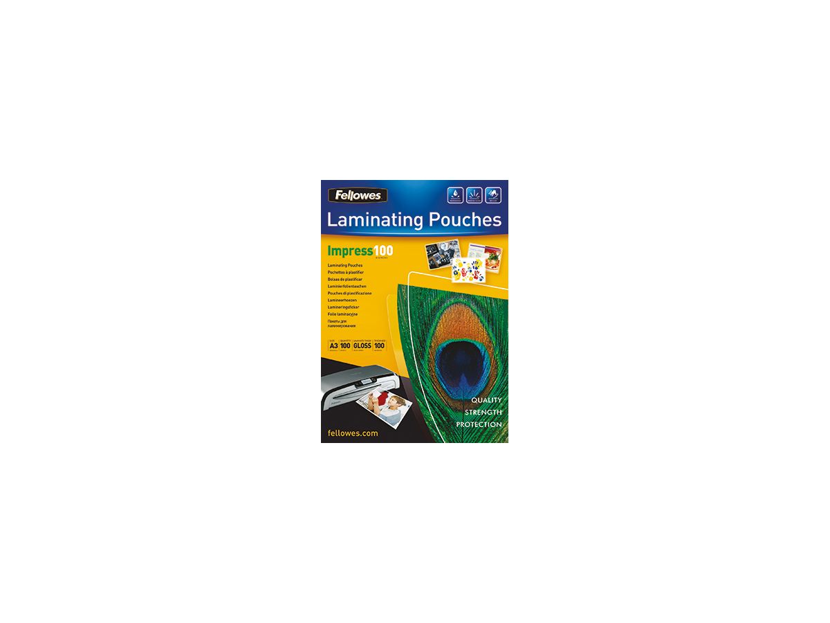 Fellowes Laminierfolie Impress 100 5351205 DIN A3 tr 100 St./Pack.