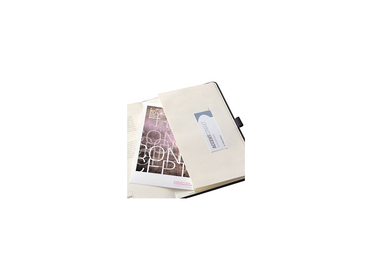 Sigel Notizbuch Conceptum CO161 DIN A5 Hardcover kariert schwarz
