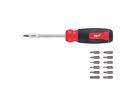 MILWAUKEE Multi-Bit Schraubendreher 14 in 1 inkl. 13 Bits PH/PZ/TX/SL/HEX