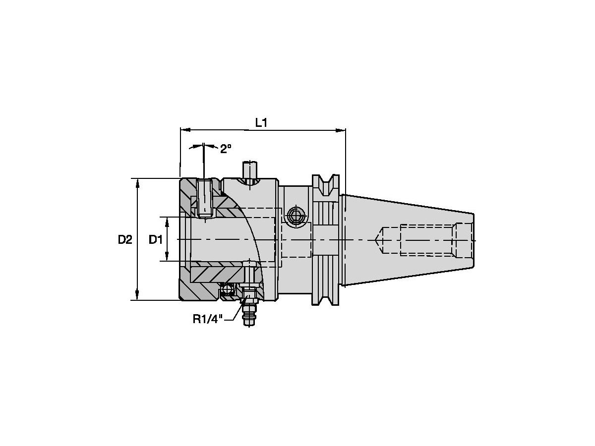 ERICKSON DV40BEWD32108M SPANNFUTTER DRILL-FIX EXZ DV40 32 BAD