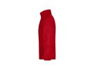 JN Half-Zip Fleece JN043 100%PES, red, Größe M