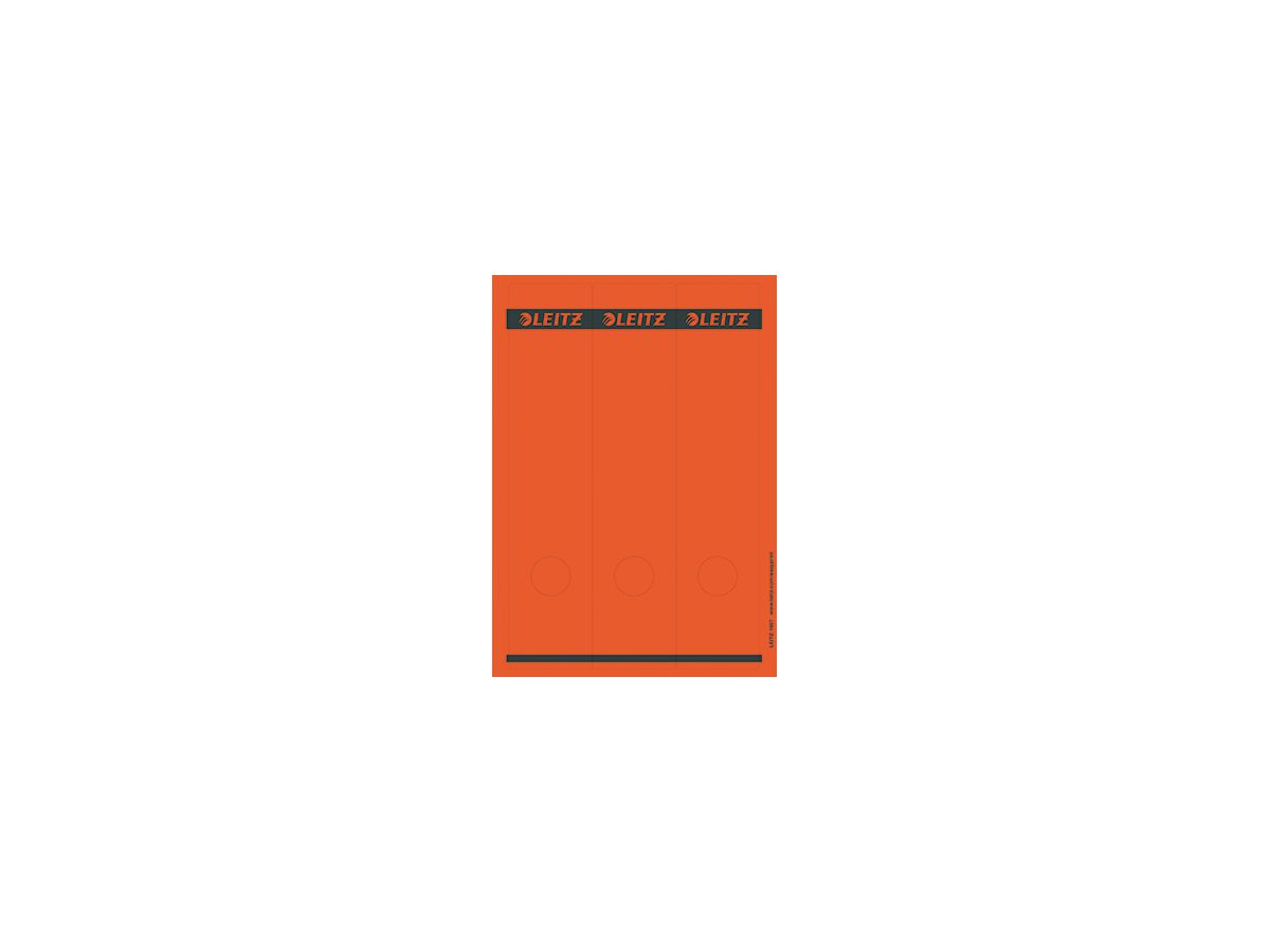 Leitz Ordneretikett 16870025 lang/breit Papier rot 75 St./Pack.