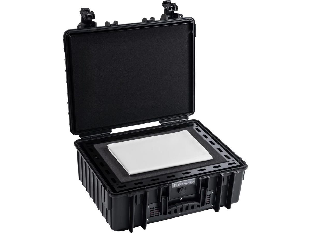 B&W Akkutransportkoffer battery.case schwarz Akkubel. 8,0kg B510xT420xH215mm