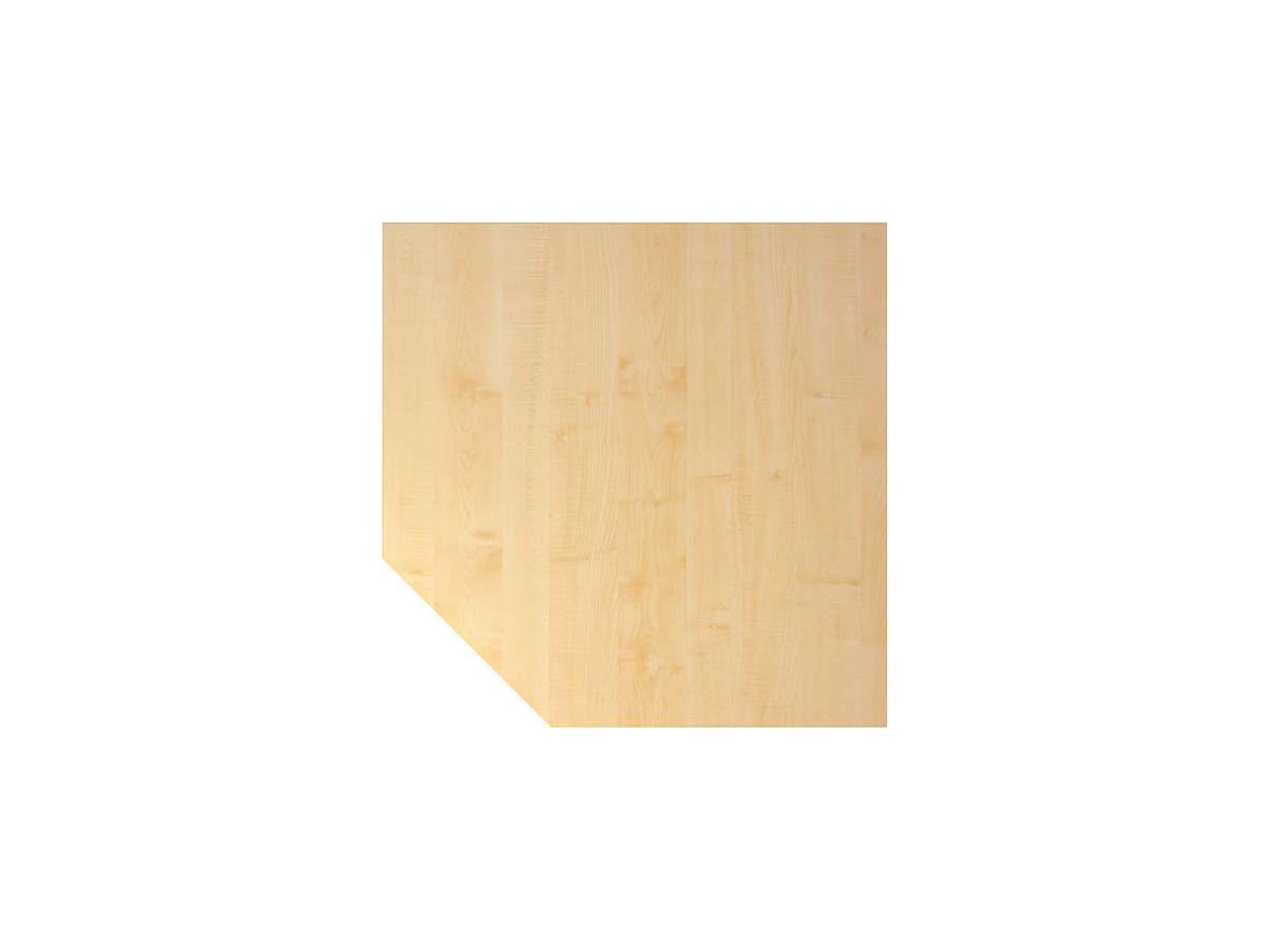 Trapezeckplatte 1200x1200 mm Ahorn