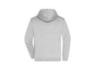 JN Promo Zip Hoody Men JN756 80%BW/20%PES grey-heather Gr. XL
