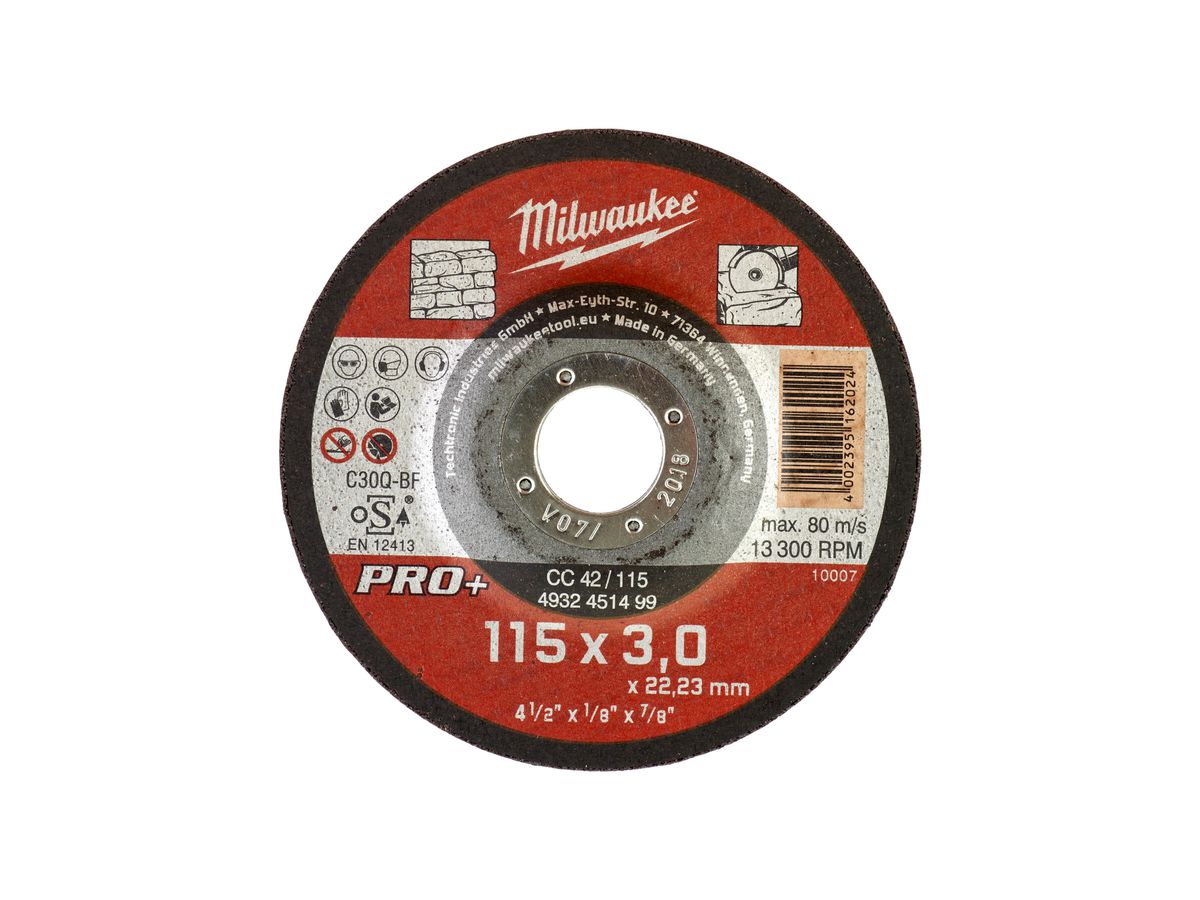 MILWAUKEE Steintrennscheibe PRO+