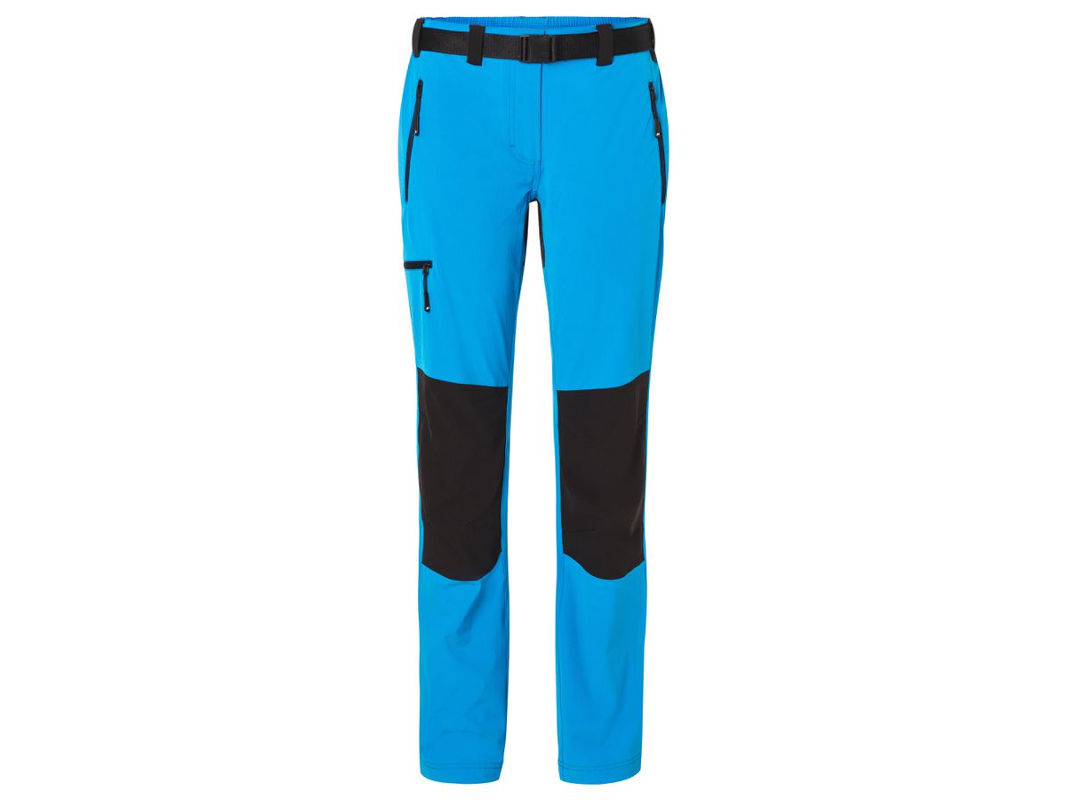 JN Ladies' Trekking Pants JN1205 bright-blue/navy, Größe M