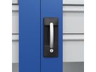 CP Schwerlastschrank Acurado 2SL 4 Böden B1000xT600xH1950mm RAL 7035/5010