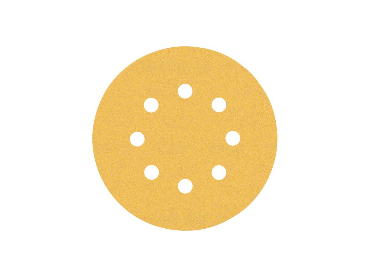 BOSCH Schleifpapier C470 EXPERT 125mm, K120, 8-Loch, Pack á 5Stück