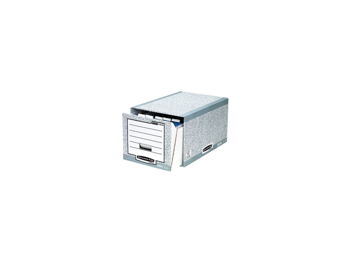 Fellowes Schubladenarchiv Bankers Box System 01820EU grau/weiß