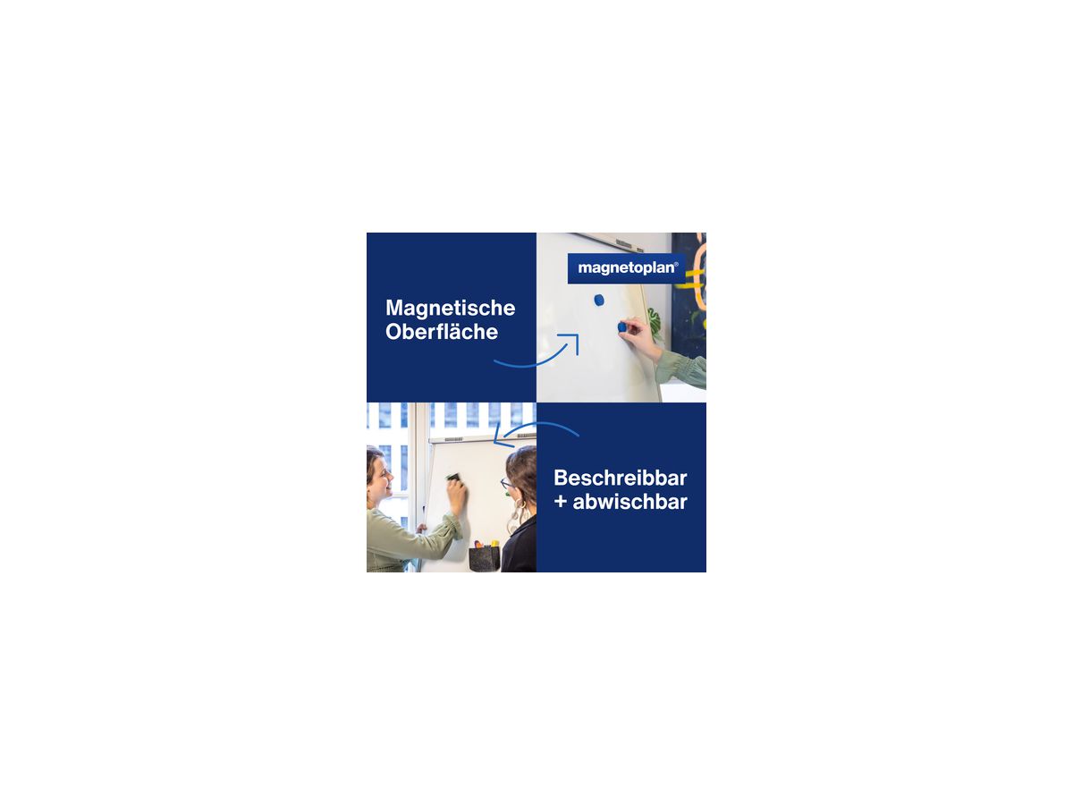 magnetoplan Flipchart Junior SP 1226966 weiß