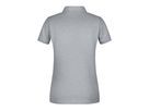 JN Ladies' Basic Polo 8009 grey-heather, Größe XL