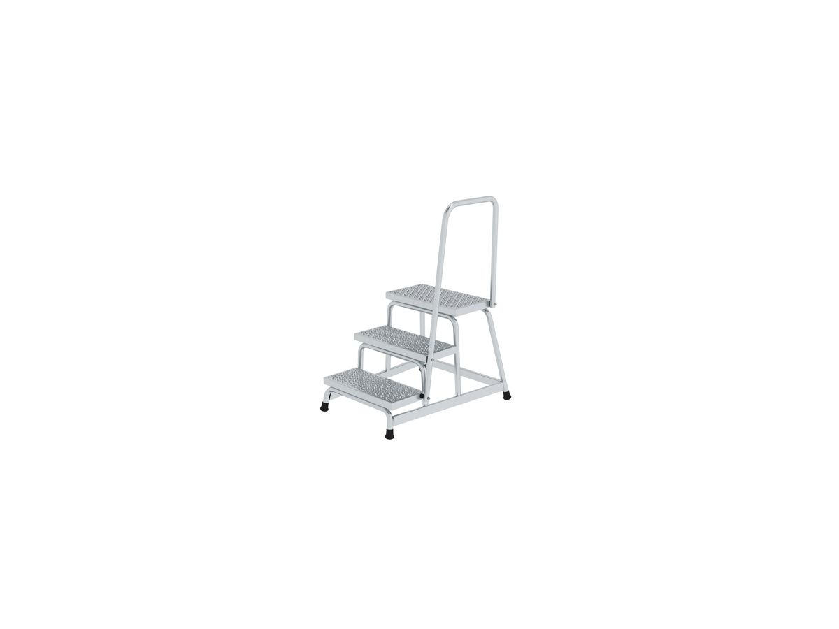 Arbeitspodest R13 3 Stufen m. Geländer Höhe 60 cm
