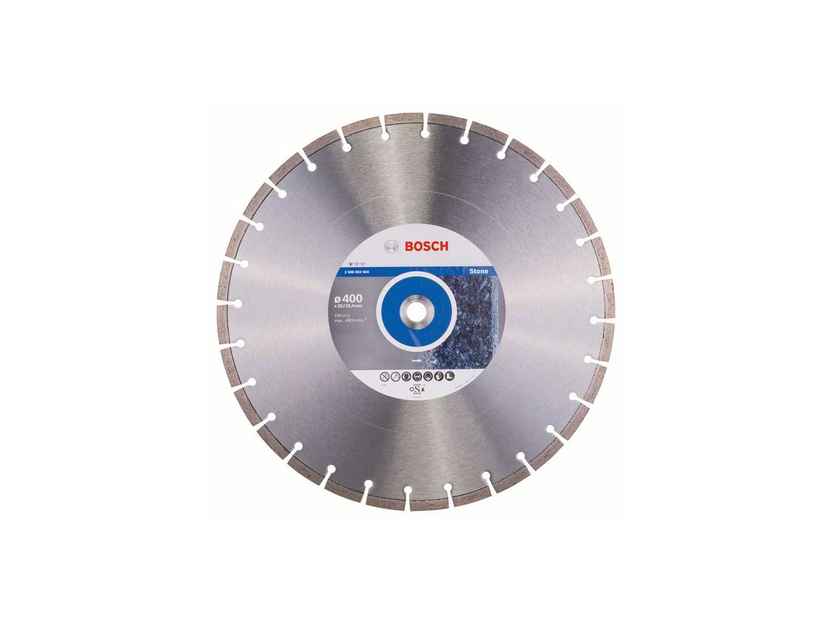 BOSCH Diamanttrennscheibe Standard for Stone 400x20/25,4 mm