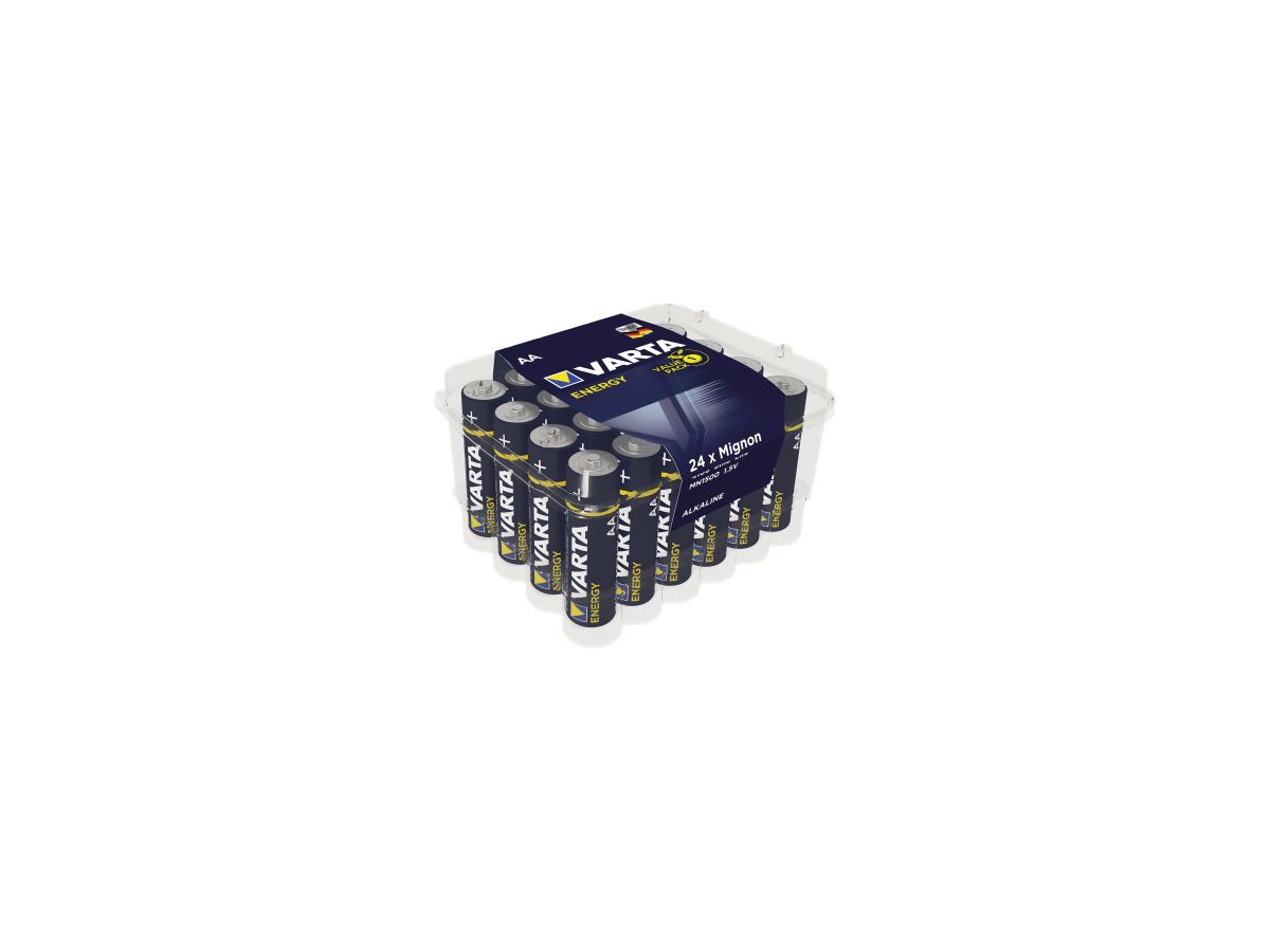 Varta Batterie 4106229224 AA Mignon 24 St./Pack.
