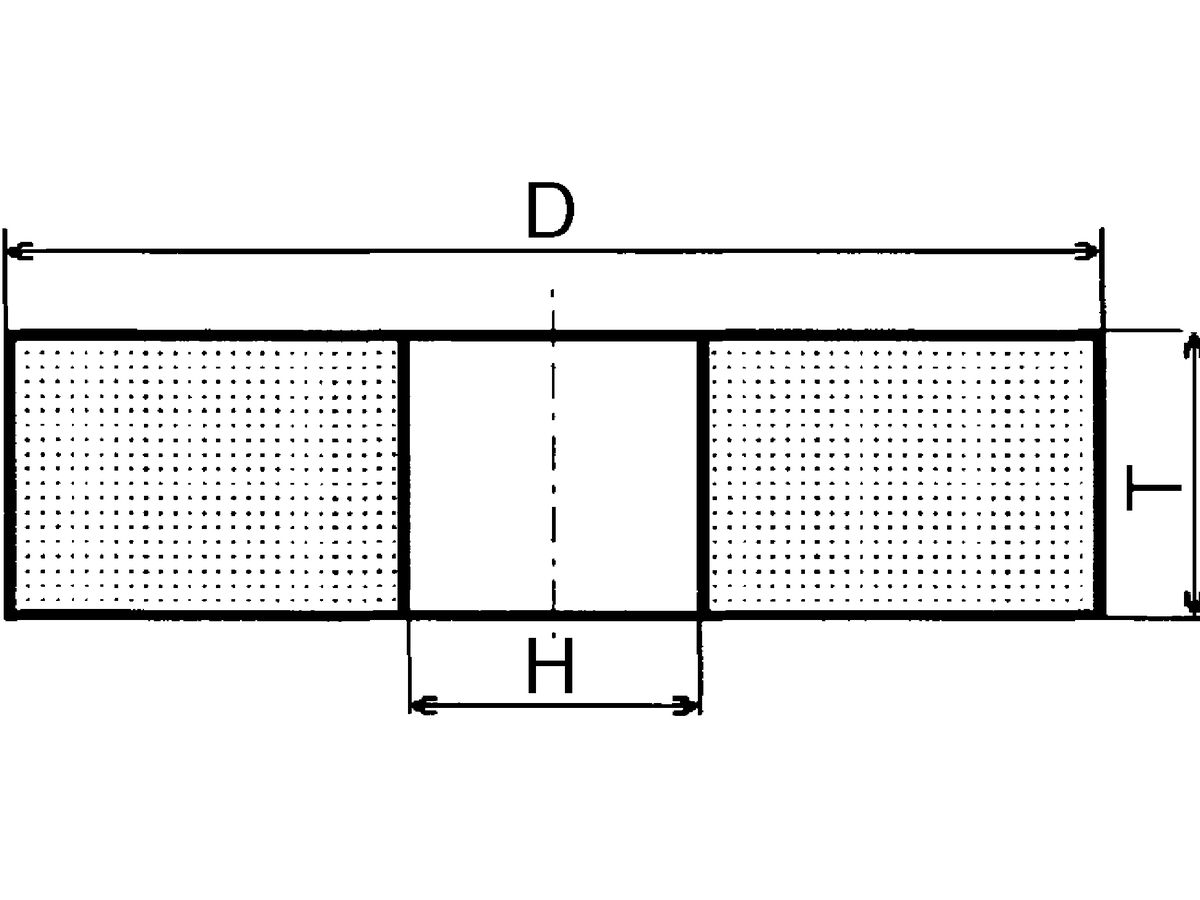 SCHLEIFSCHEIBE NK K36 150X20X32MM        MUELLER