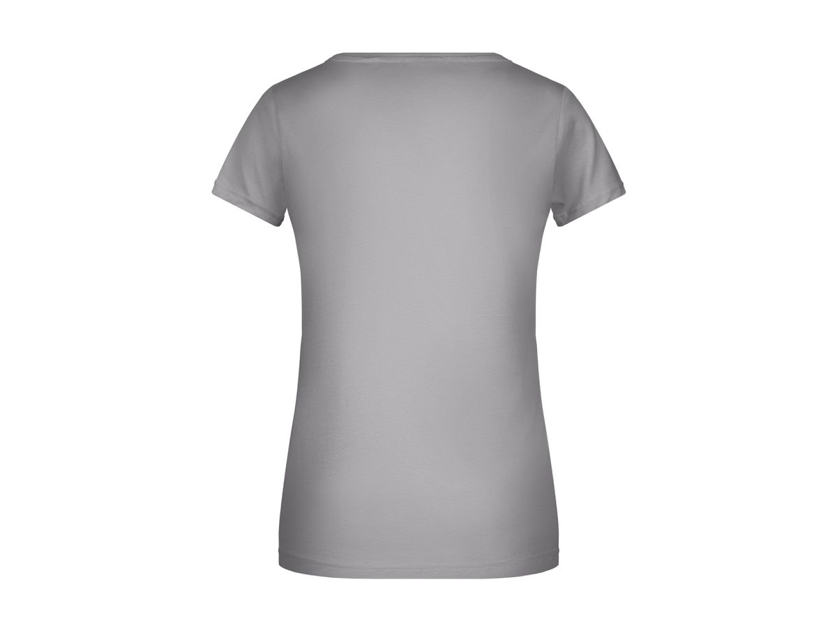 JN Ladies' Basic-T 8007 steel-grey, Größe XXL