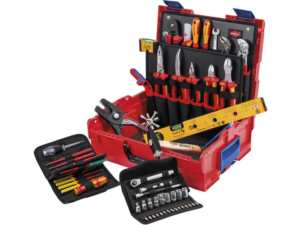 KNIPEX 00 21 19 LB E L-BOXX Elektro 63-teilig