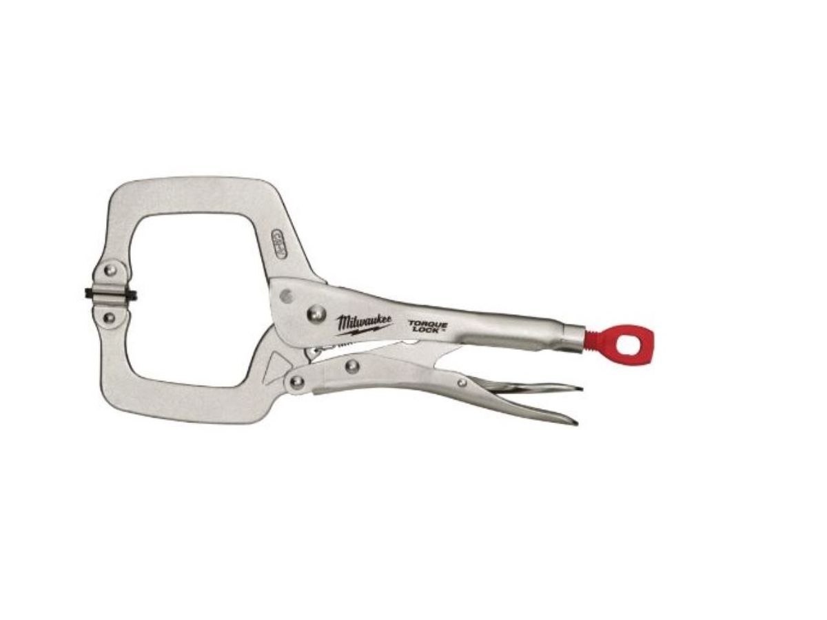 MILWAUKEE Schweißer-Gripzange TORQUELOCK bewegliche Greifbacken 280mm, SW 100mm