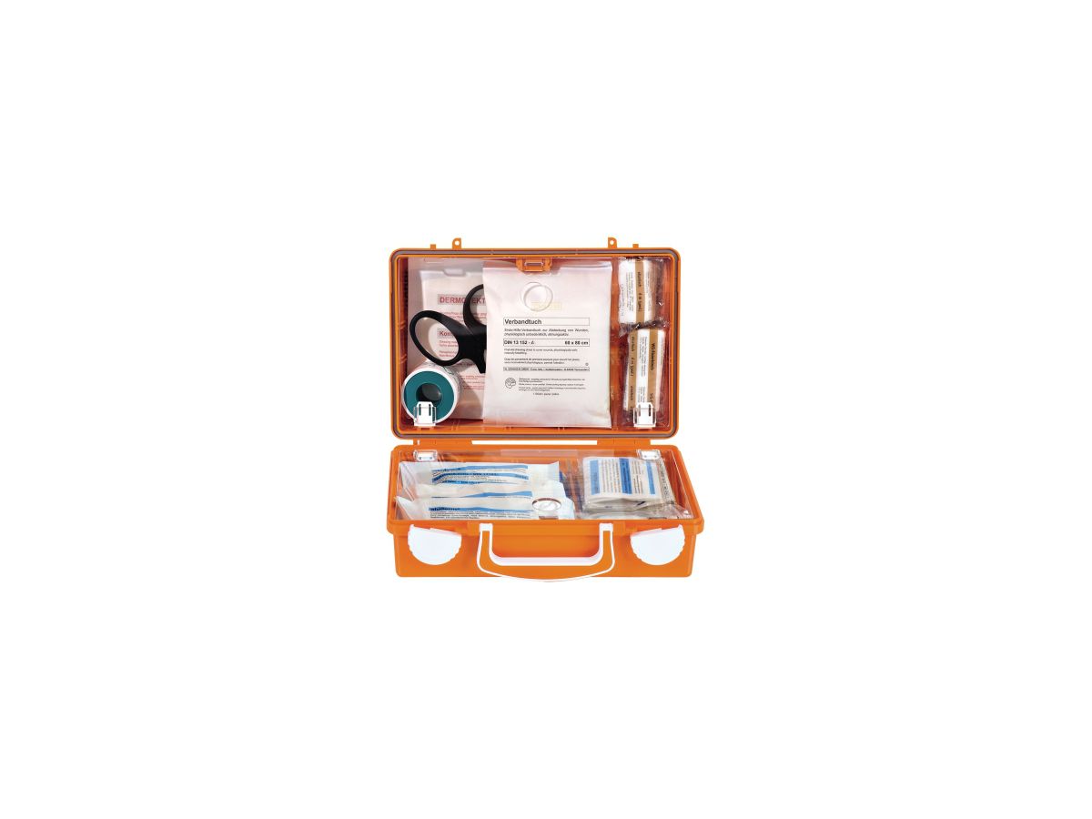 SÖHNGEN Erste-Hilfe-Koffer QUICK-CD Inhalt Standard nach DIN 13 157, orange